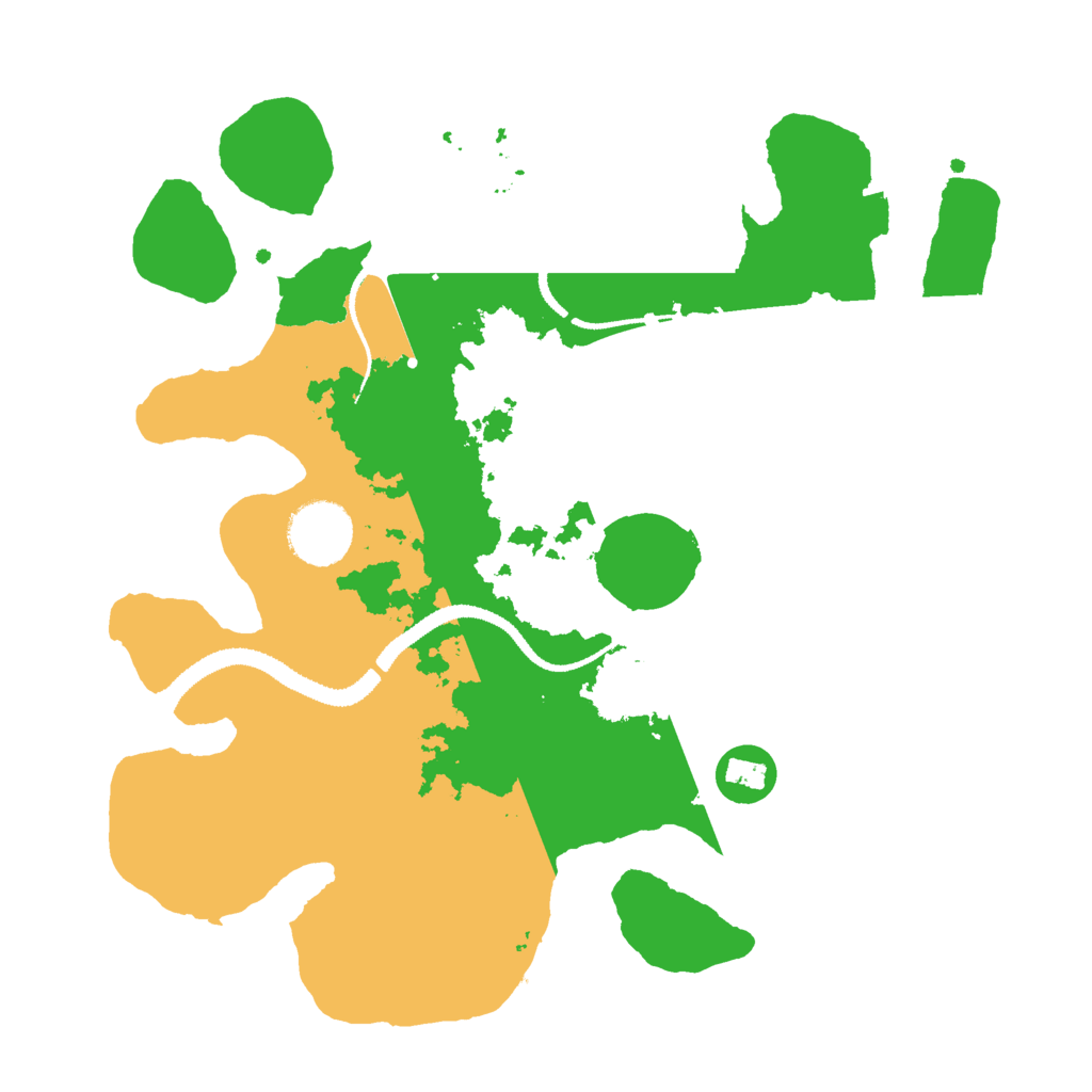Biome Rust Map: Procedural Map, Size: 3000, Seed: 692770187