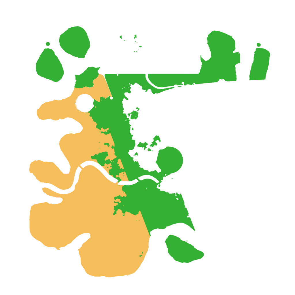 Biome Rust Map: Procedural Map, Size: 3000, Seed: 692770187
