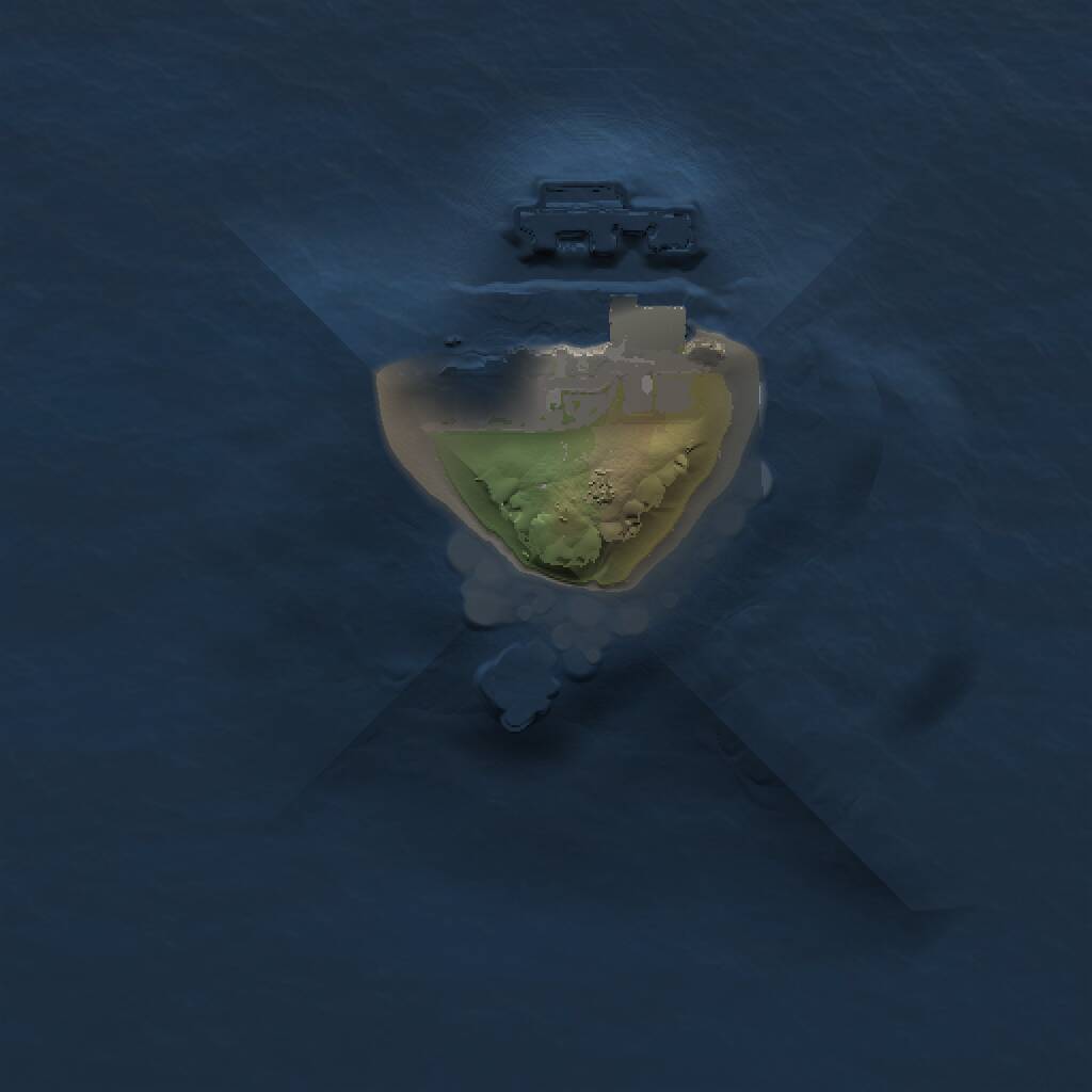 Rust Map: Procedural Map, Size: 1000, Seed: 28413, 2 Monuments