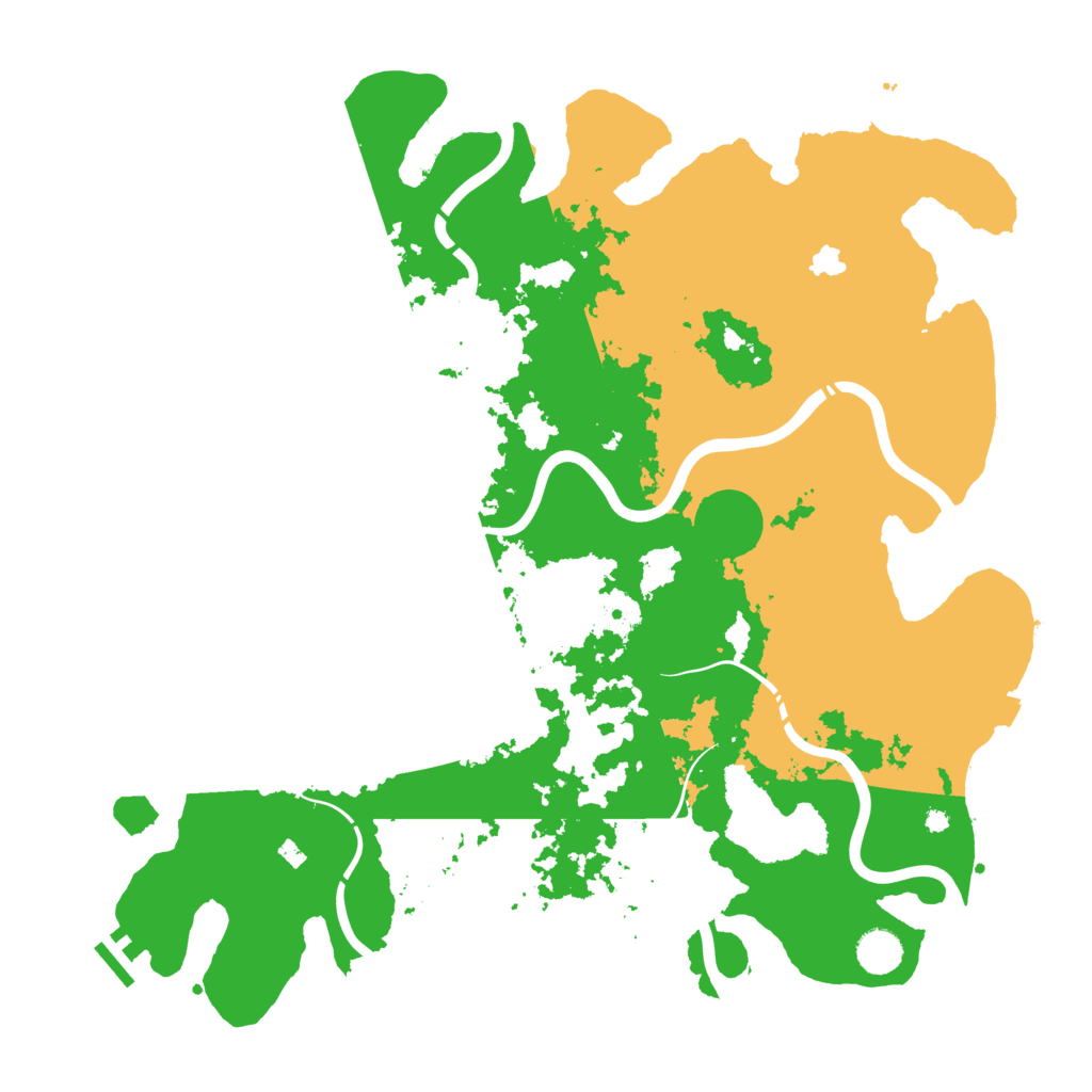 Biome Rust Map: Procedural Map, Size: 4250, Seed: 193041241