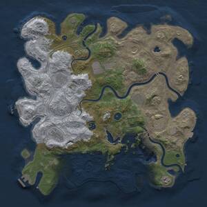 Thumbnail Rust Map: Procedural Map, Size: 4250, Seed: 193041241, 16 Monuments