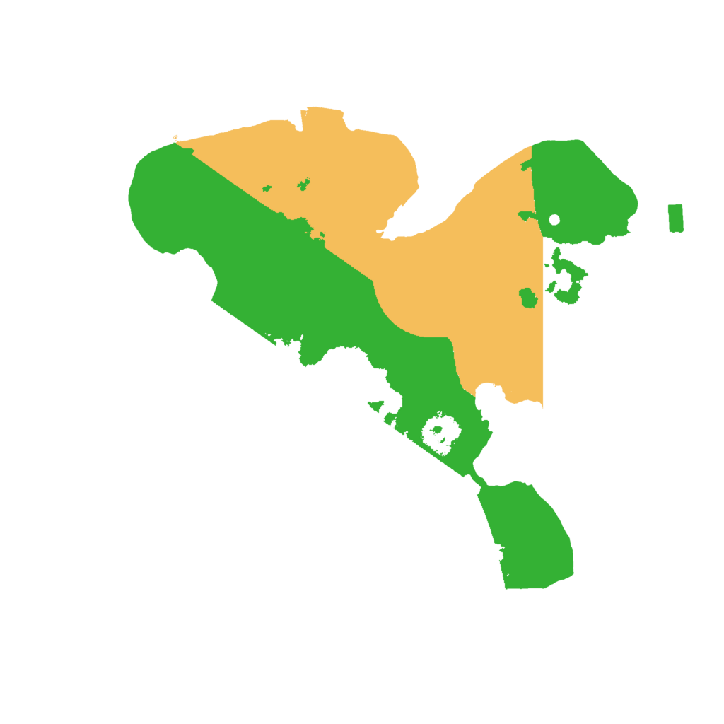 Biome Rust Map: Procedural Map, Size: 2000, Seed: 1641581978