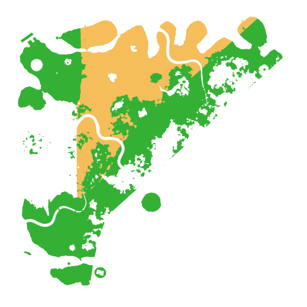 Biome Rust Map: Procedural Map, Size: 4500, Seed: 1467345475