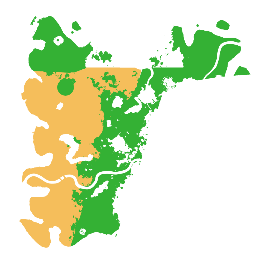 Biome Rust Map: Procedural Map, Size: 4300, Seed: 304138327