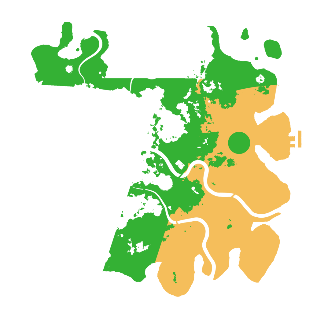 Biome Rust Map: Procedural Map, Size: 3750, Seed: 984536453