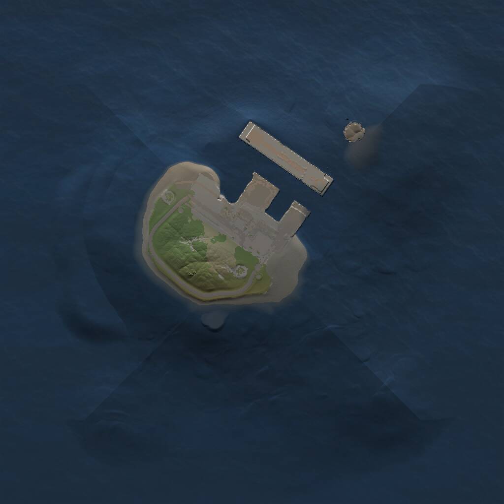 Rust Map: Procedural Map, Size: 1000, Seed: 157104766, 2 Monuments