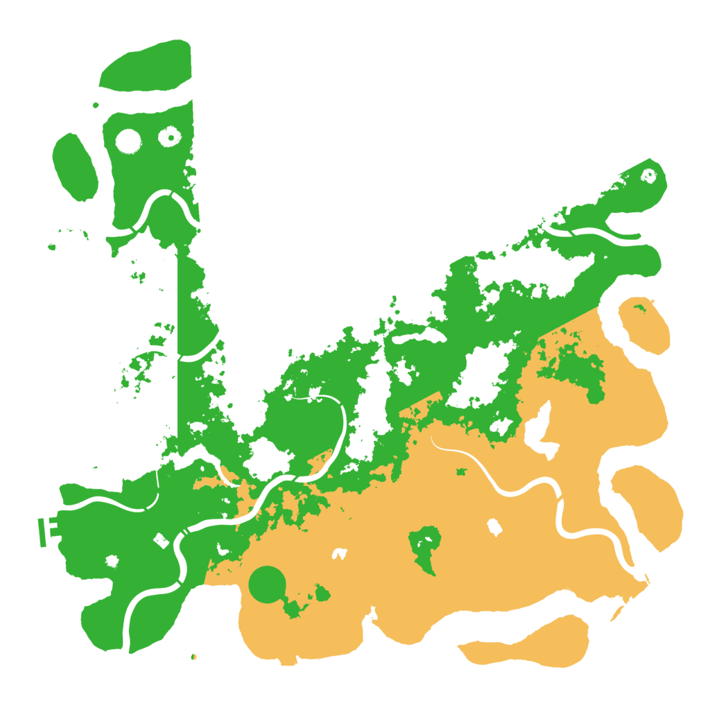 Biome Rust Map: Procedural Map, Size: 5000, Seed: 5795