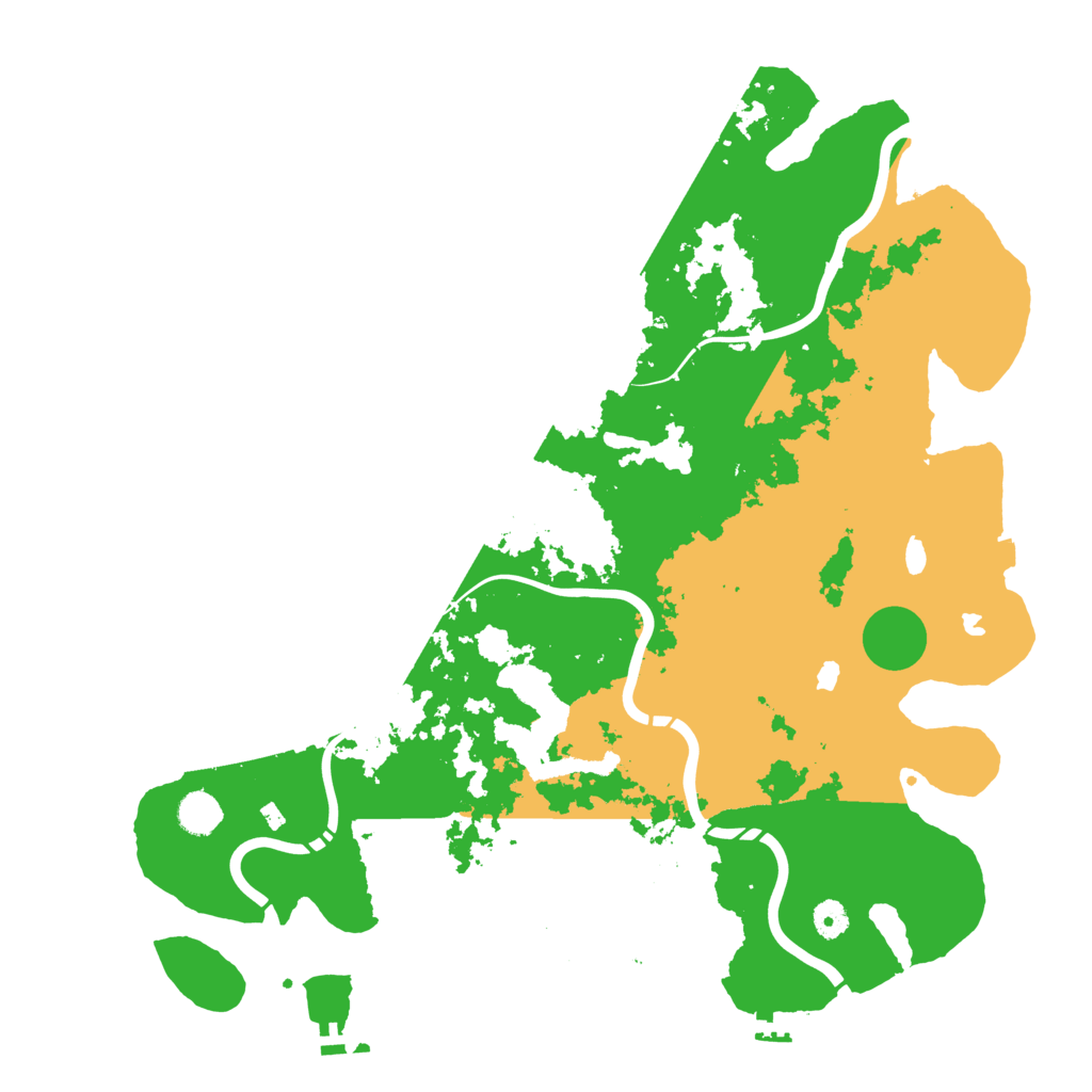Biome Rust Map: Procedural Map, Size: 4500, Seed: 1787628243