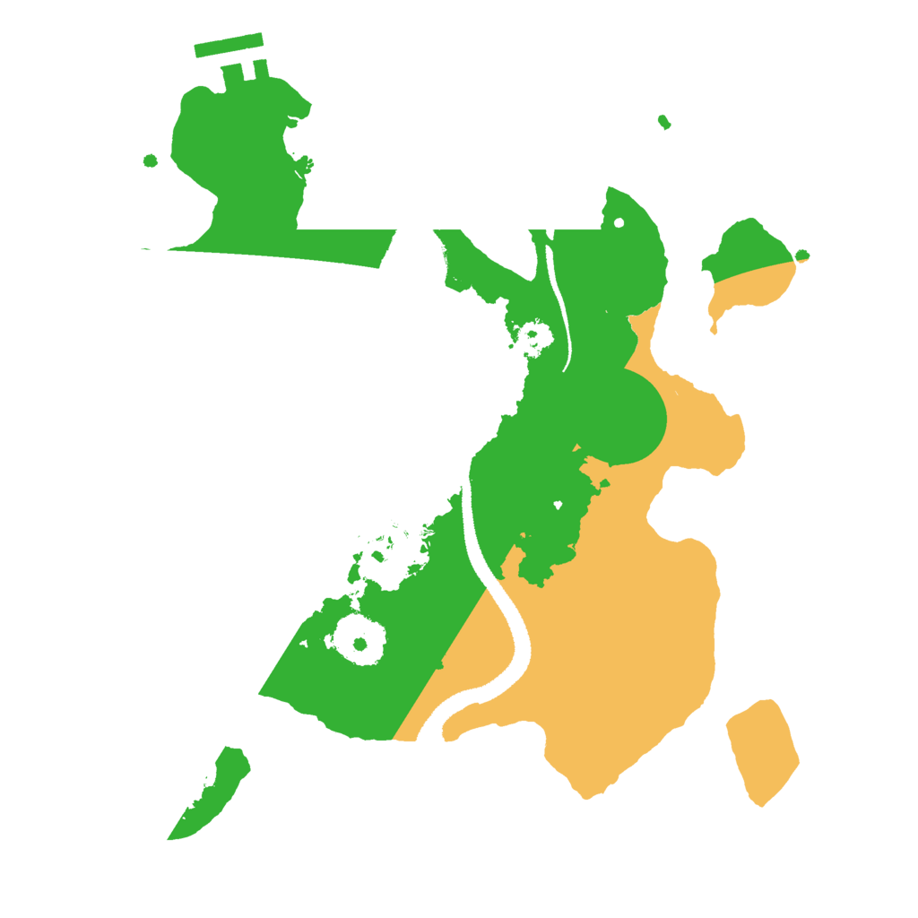 Biome Rust Map: Procedural Map, Size: 2700, Seed: 88491920