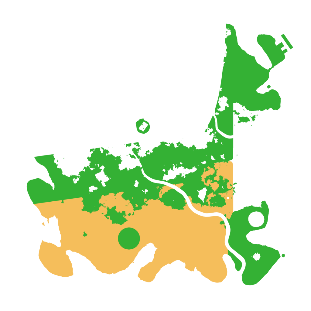 Biome Rust Map: Procedural Map, Size: 3750, Seed: 387036483