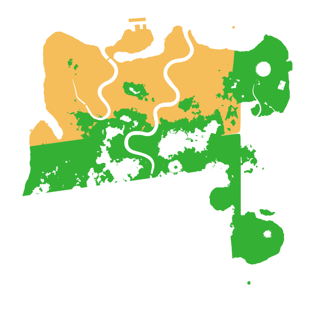 Biome Rust Map: Procedural Map, Size: 3800, Seed: 429