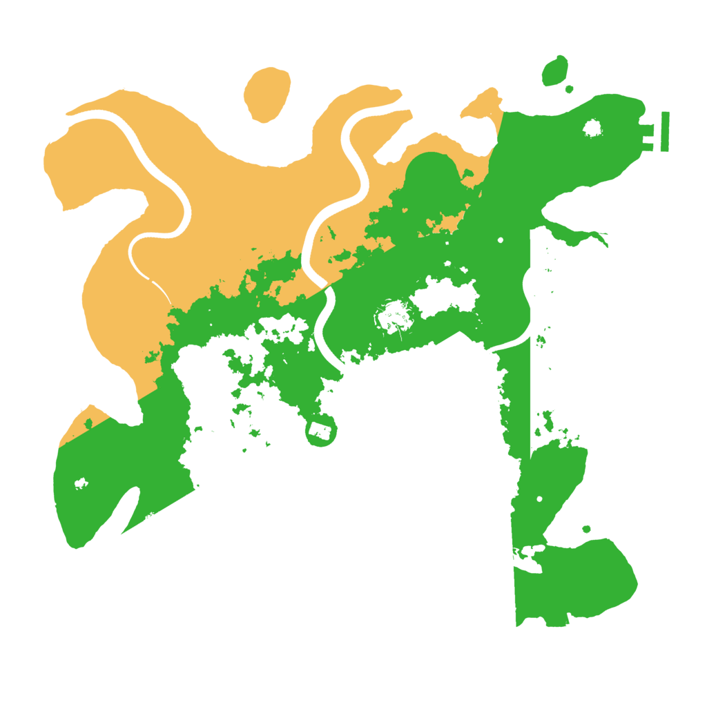 Biome Rust Map: Procedural Map, Size: 3580, Seed: 35411284