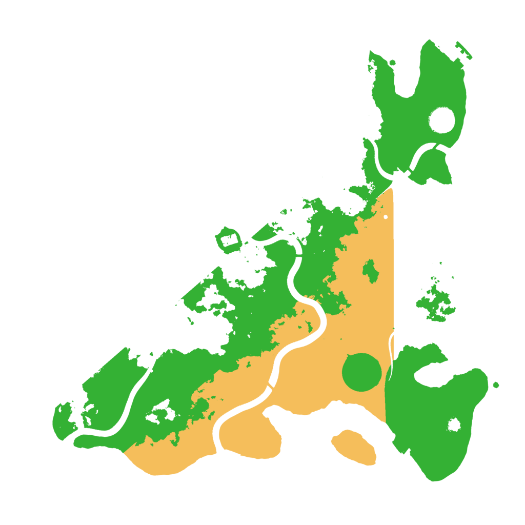 Biome Rust Map: Procedural Map, Size: 3600, Seed: 176