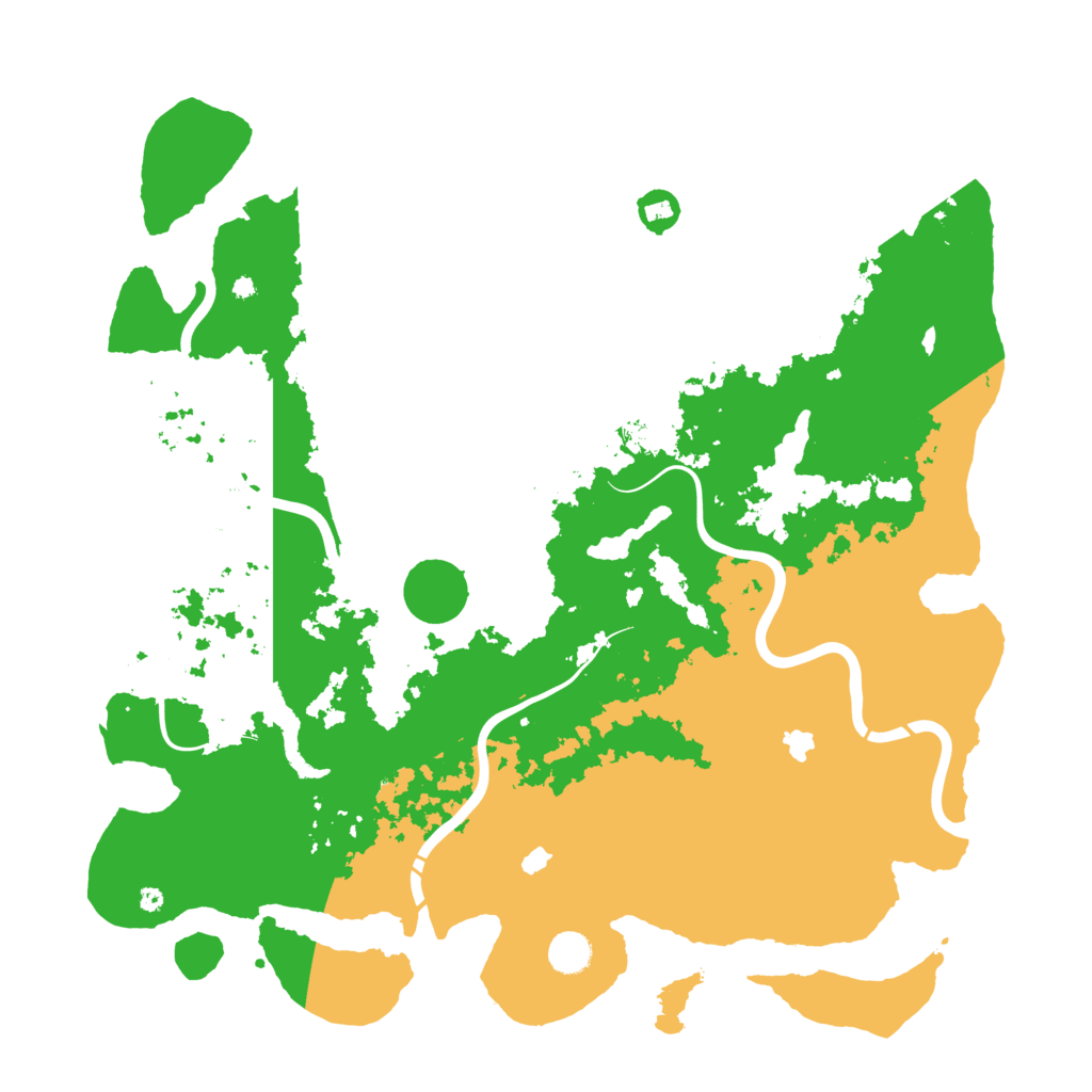 Biome Rust Map: Procedural Map, Size: 4500, Seed: 862843919