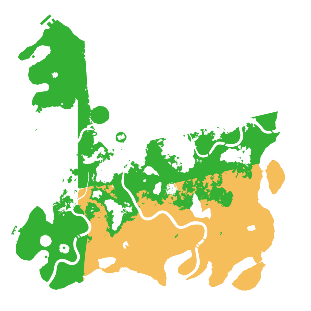 Biome Rust Map: Procedural Map, Size: 4750, Seed: 154884910