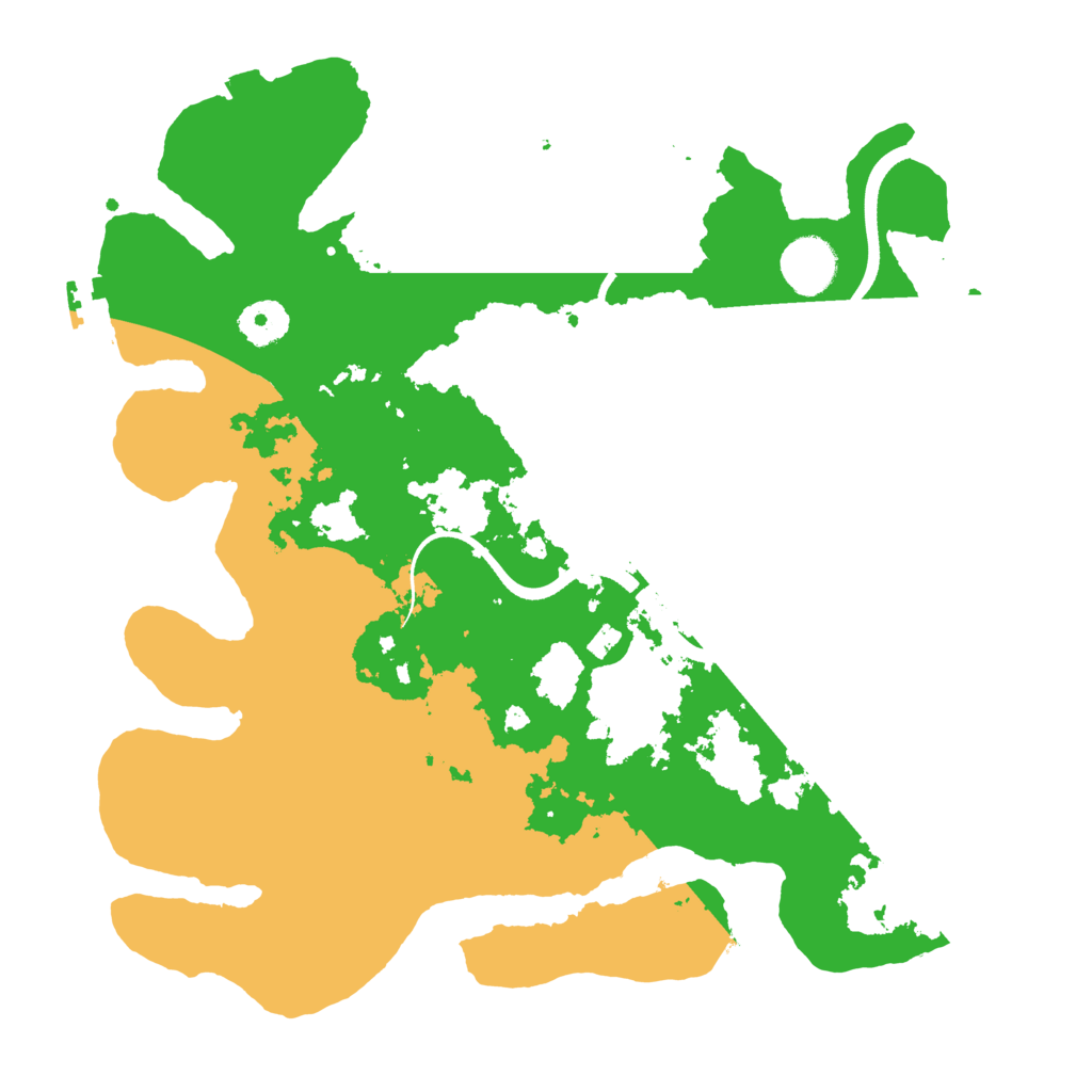 Biome Rust Map: Procedural Map, Size: 3500, Seed: 35179662