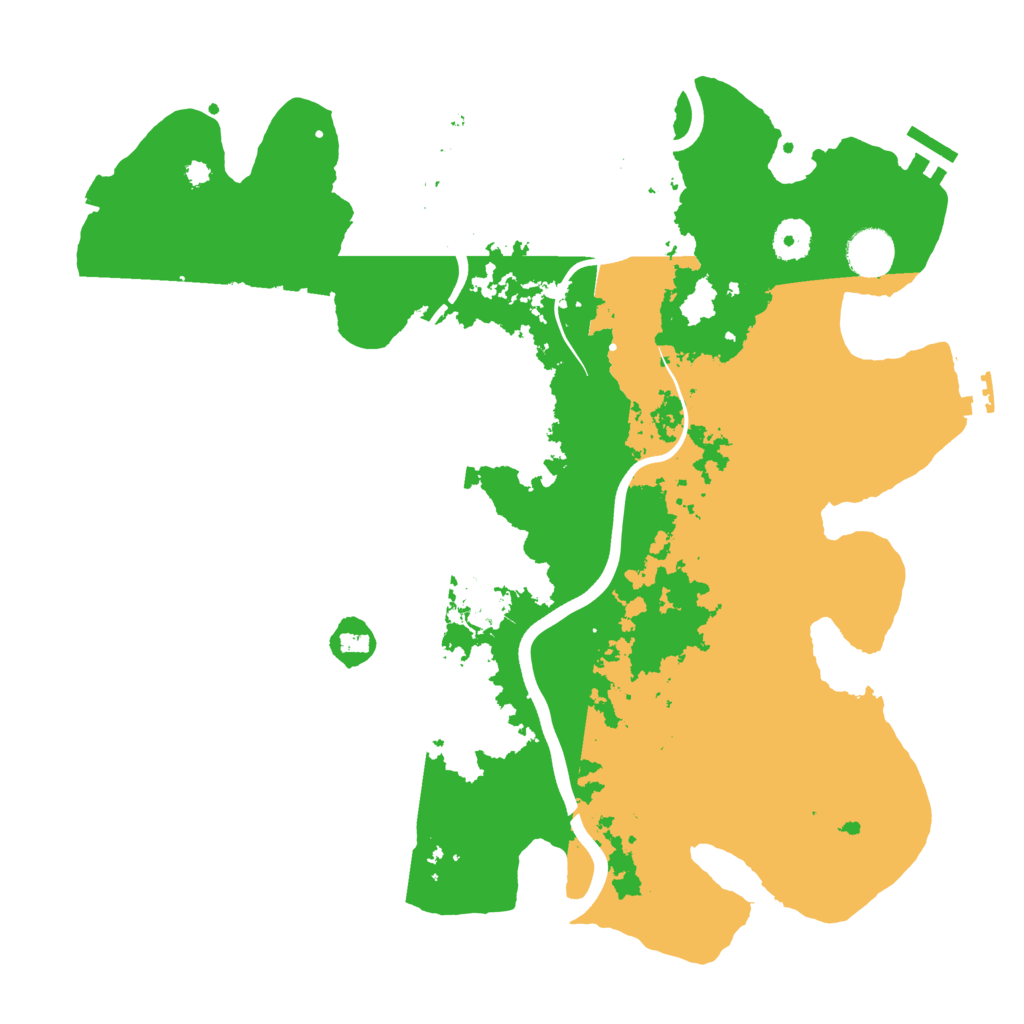 Biome Rust Map: Procedural Map, Size: 3800, Seed: 129187414