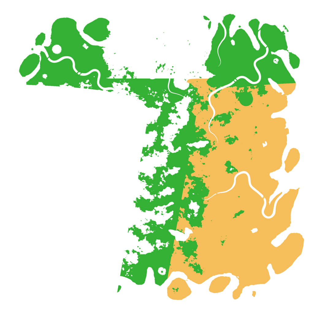Biome Rust Map: Procedural Map, Size: 6000, Seed: 1710346971