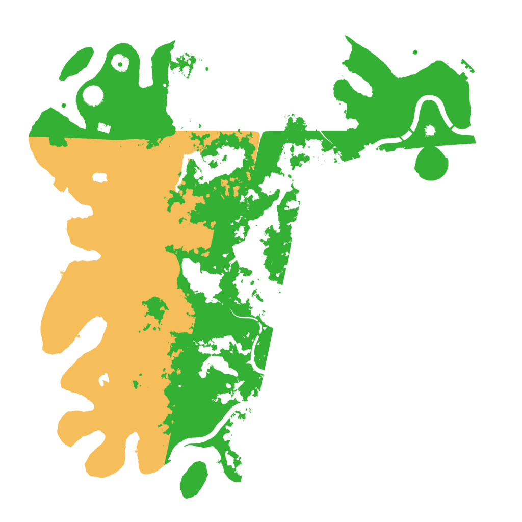 Biome Rust Map: Procedural Map, Size: 4500, Seed: 7541