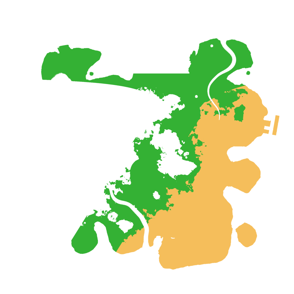 Biome Rust Map: Procedural Map, Size: 3000, Seed: 1130755268