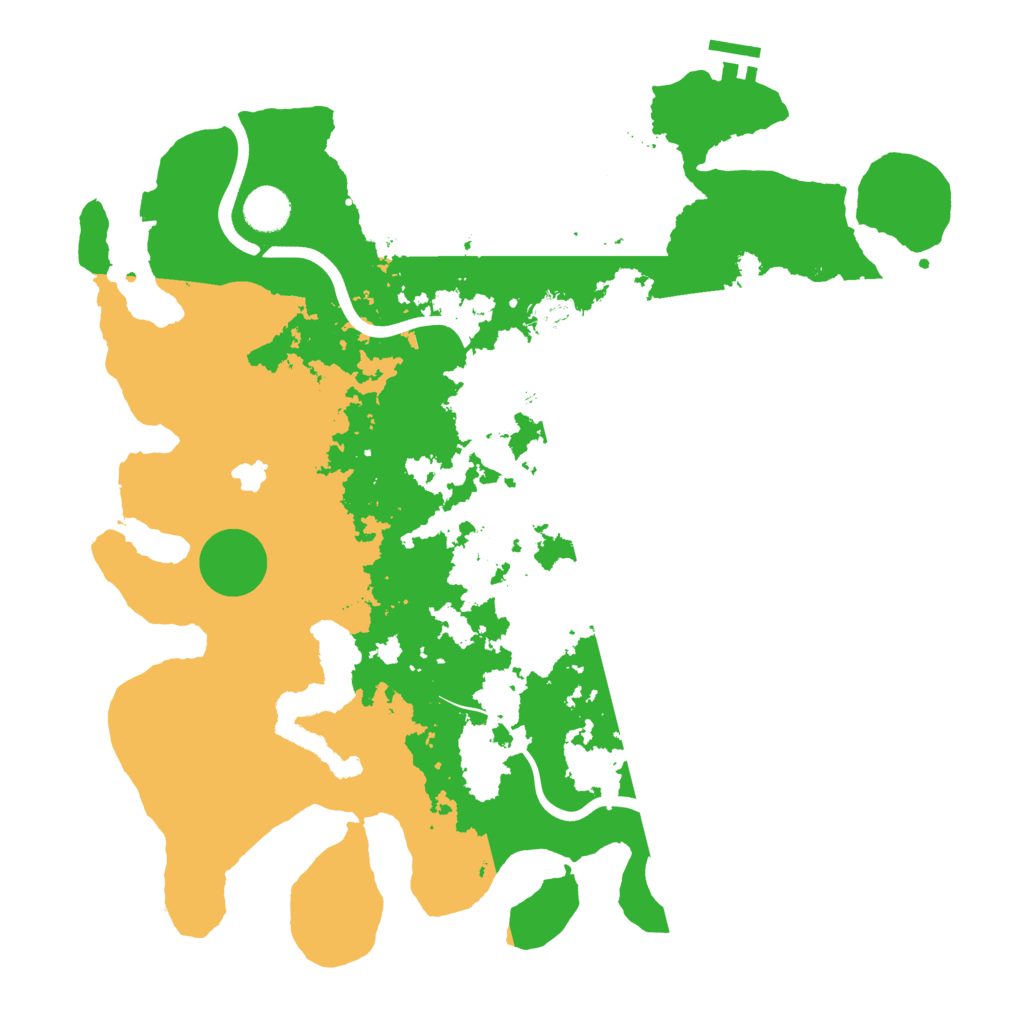 Biome Rust Map: Procedural Map, Size: 4000, Seed: 71874