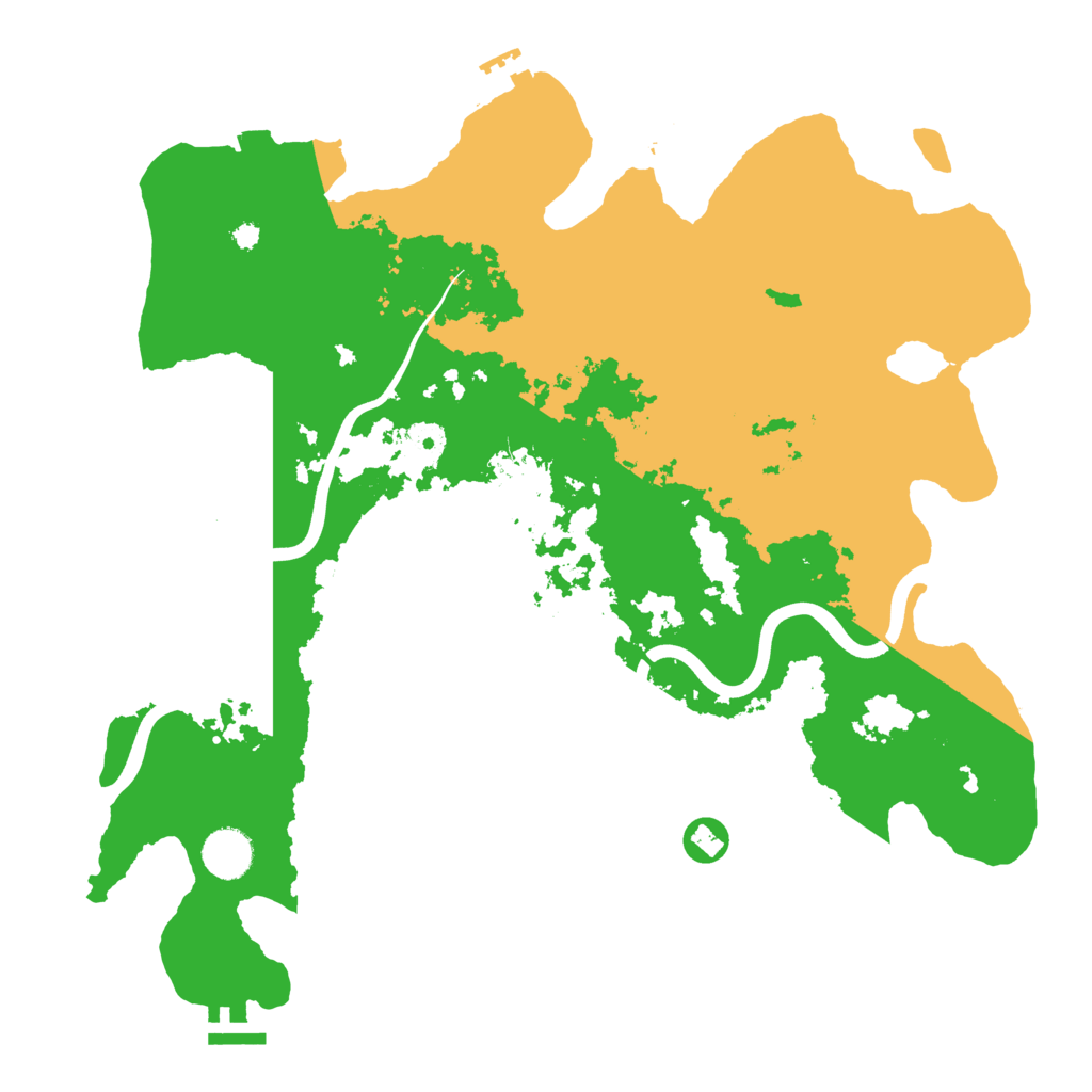 Biome Rust Map: Procedural Map, Size: 3800, Seed: 1459771968