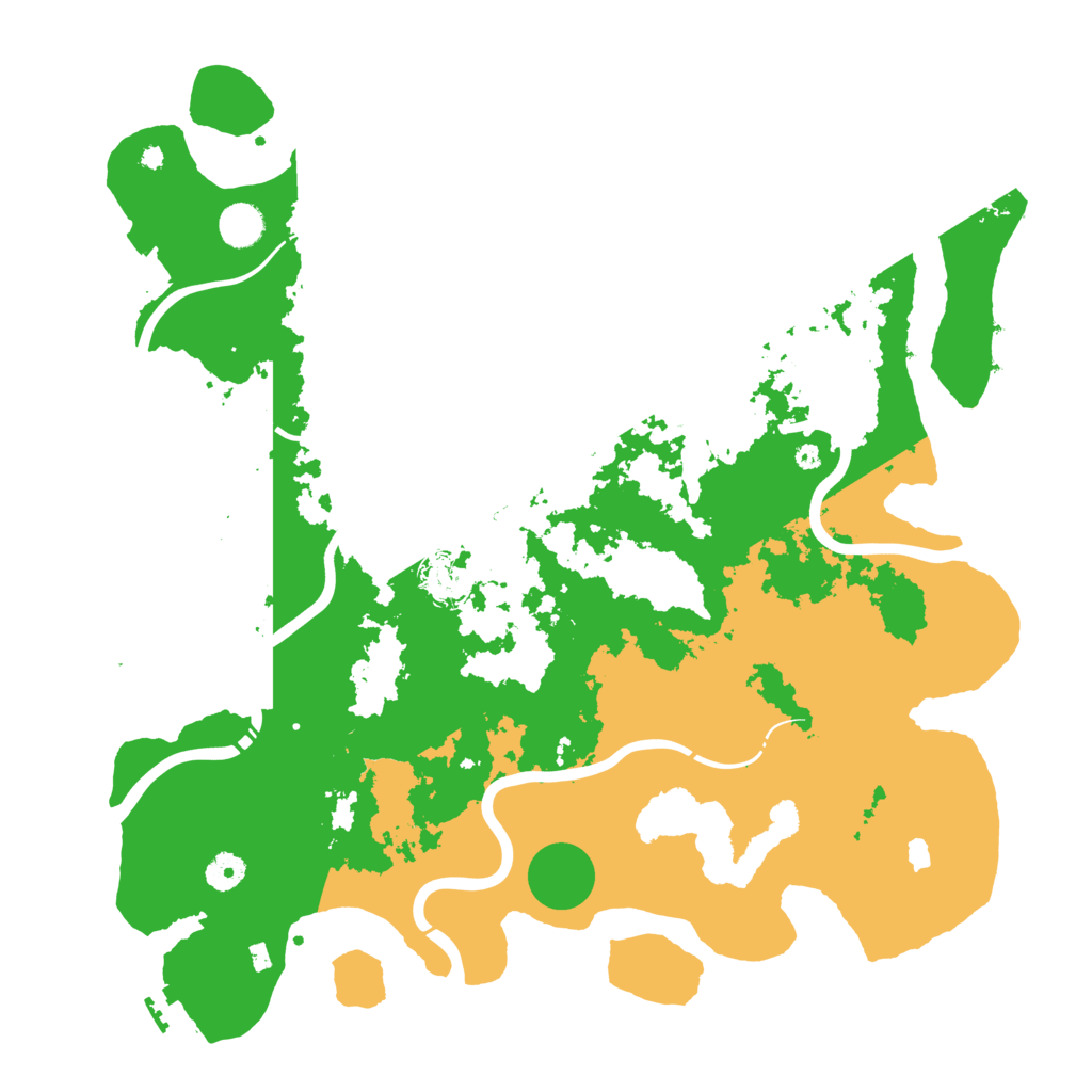 Biome Rust Map: Procedural Map, Size: 4300, Seed: 719435755