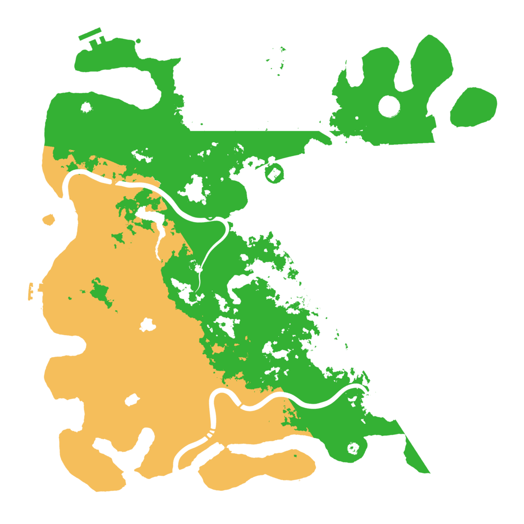 Biome Rust Map: Procedural Map, Size: 4500, Seed: 17823