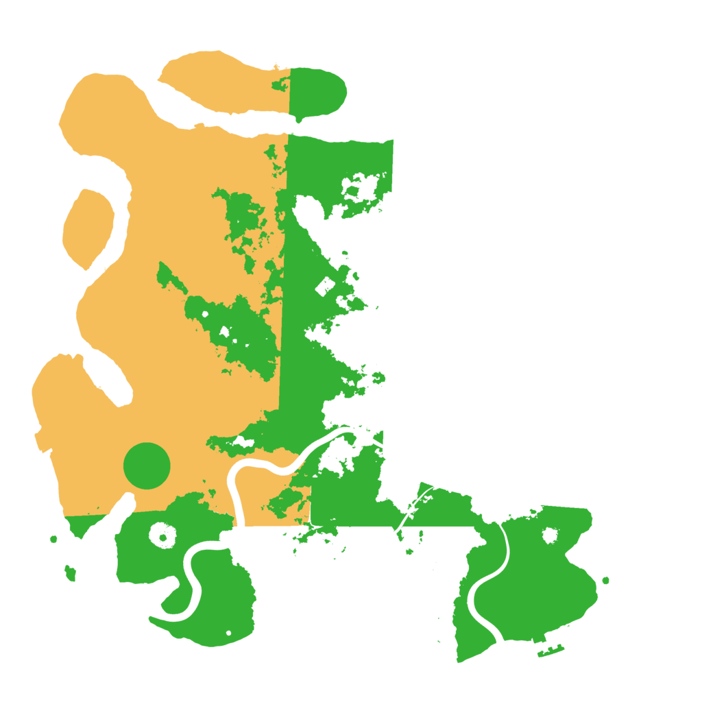 Biome Rust Map: Procedural Map, Size: 3950, Seed: 654625725