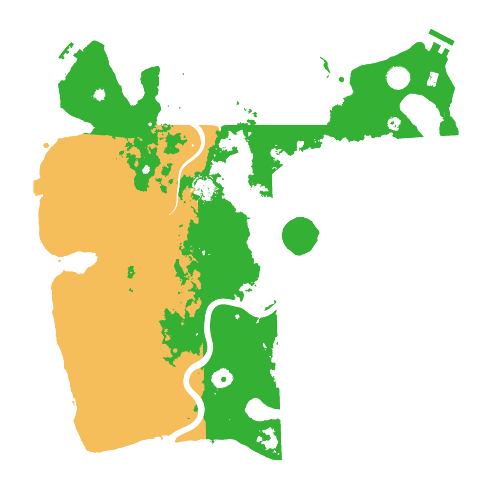 Biome Rust Map: Procedural Map, Size: 3750, Seed: 1206968898