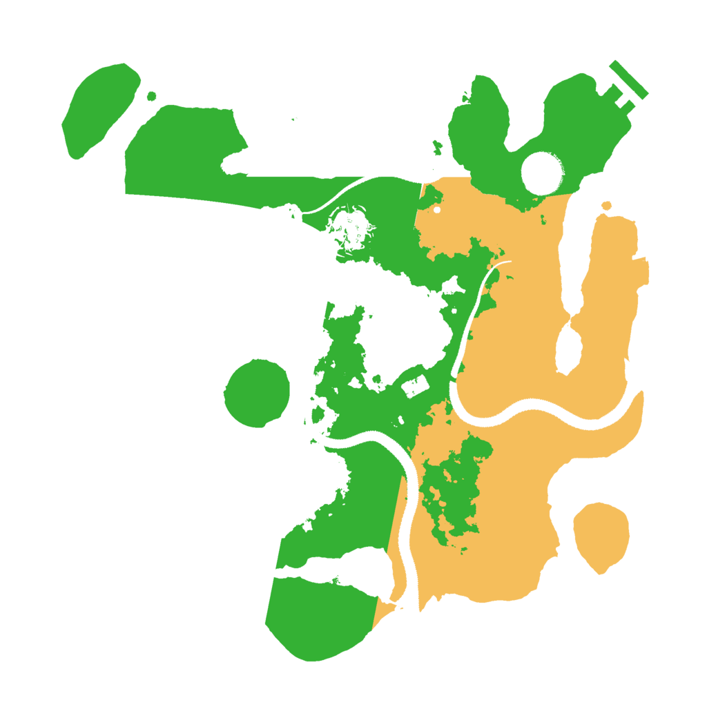 Biome Rust Map: Procedural Map, Size: 3000, Seed: 846548782