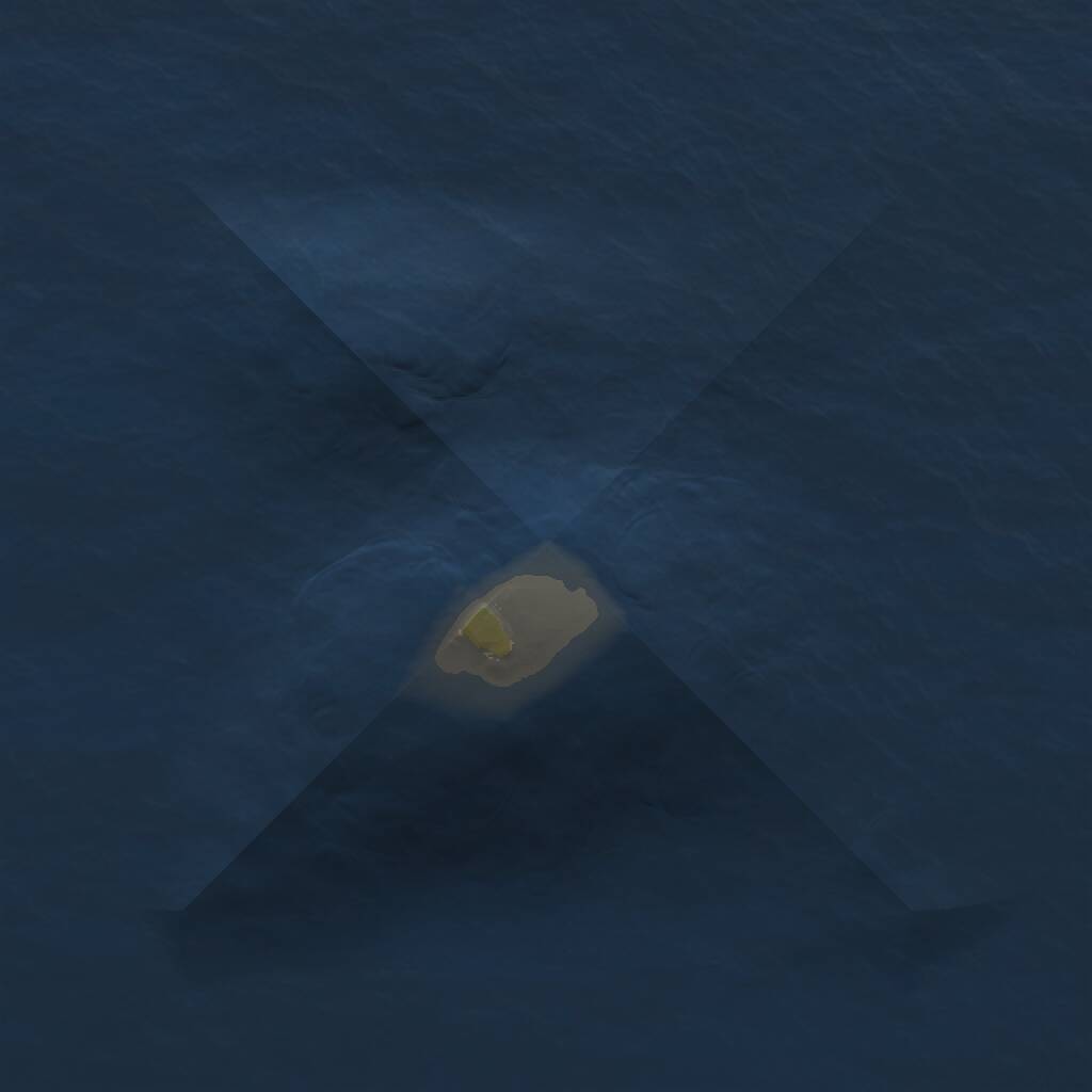 Rust Map: Procedural Map, Size: 1000, Seed: 208928822, 1 Monuments