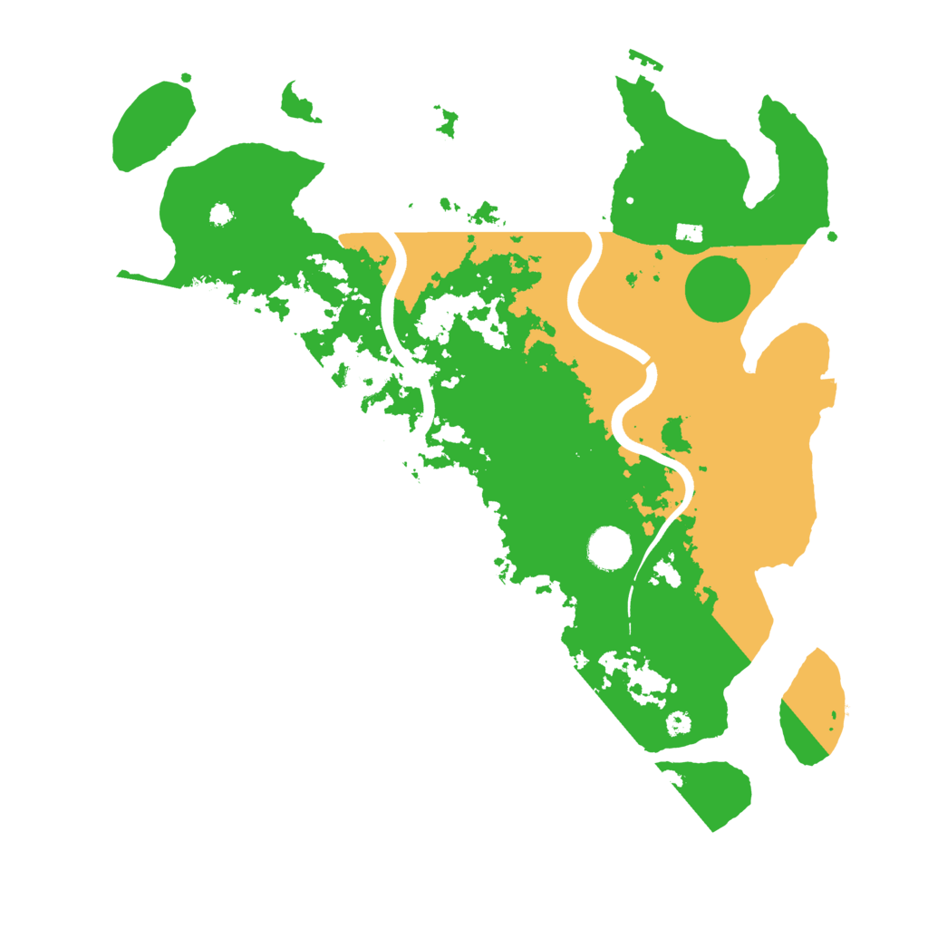 Biome Rust Map: Procedural Map, Size: 3750, Seed: 36