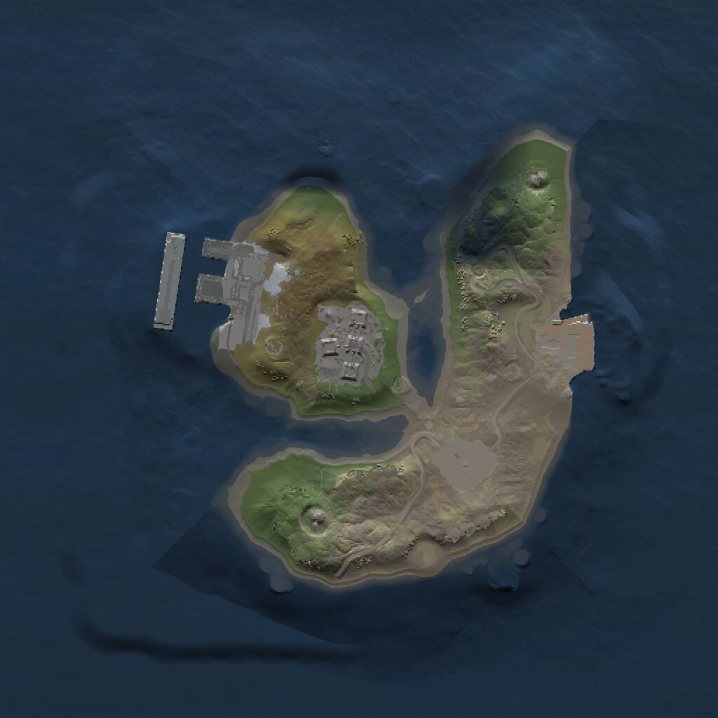Rust Map: Procedural Map, Size: 1500, Seed: 1478979111, 3 Monuments