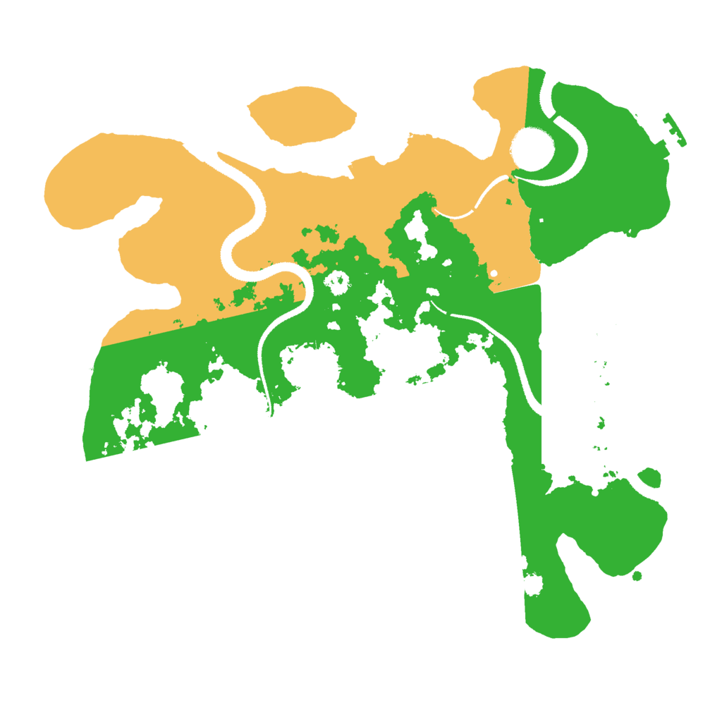 Biome Rust Map: Procedural Map, Size: 3000, Seed: 909721272