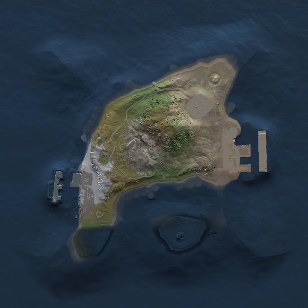 Rust Map: Procedural Map, Size: 1500, Seed: 226501704, 3 Monuments