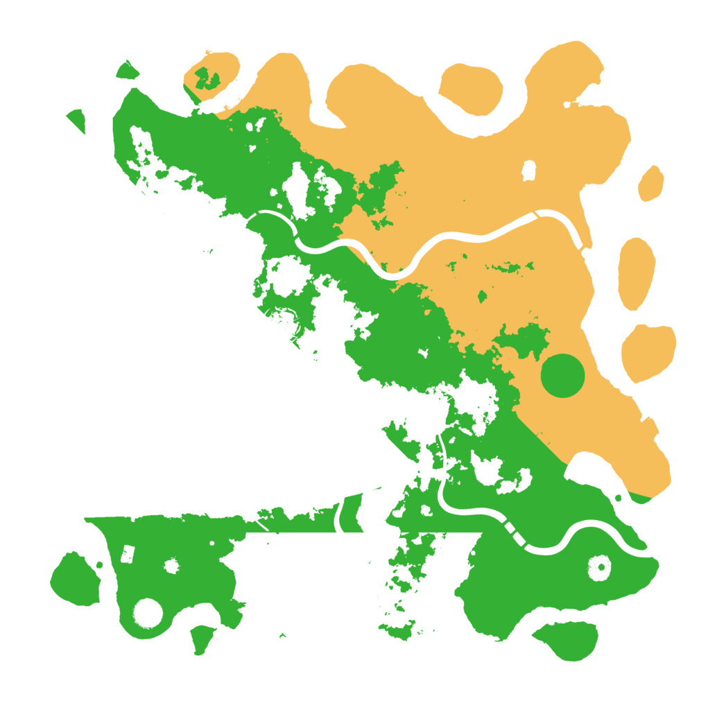 Biome Rust Map: Procedural Map, Size: 4250, Seed: 76923