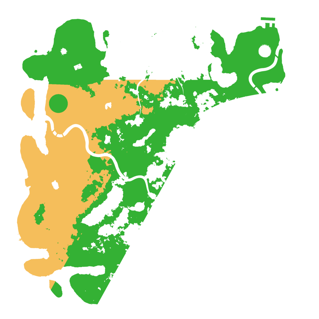 Biome Rust Map: Procedural Map, Size: 4500, Seed: 975407390