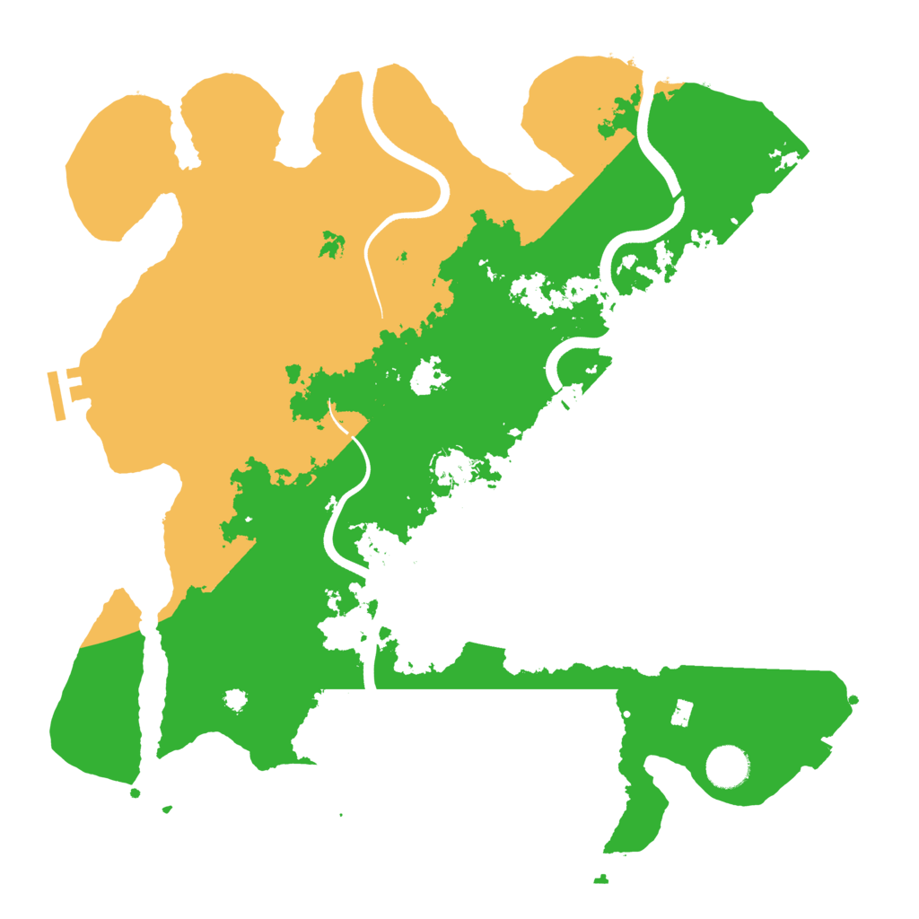 Biome Rust Map: Procedural Map, Size: 3750, Seed: 745704013
