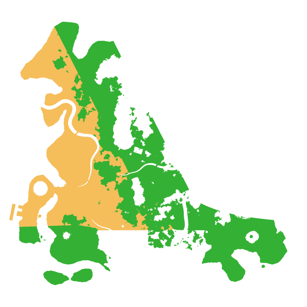 Biome Rust Map: Procedural Map, Size: 3750, Seed: 878807