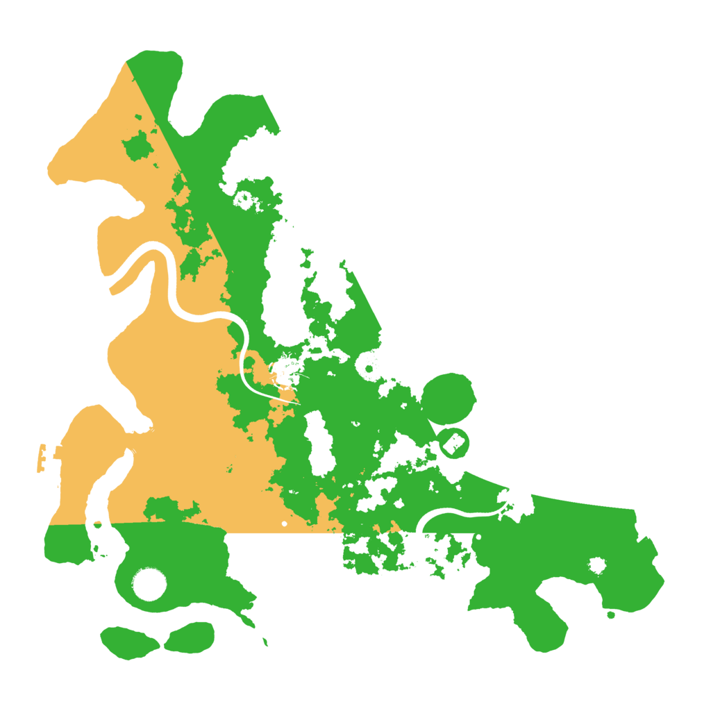 Biome Rust Map: Procedural Map, Size: 3750, Seed: 878807