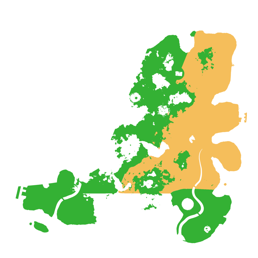 Biome Rust Map: Procedural Map, Size: 4000, Seed: 1062940711