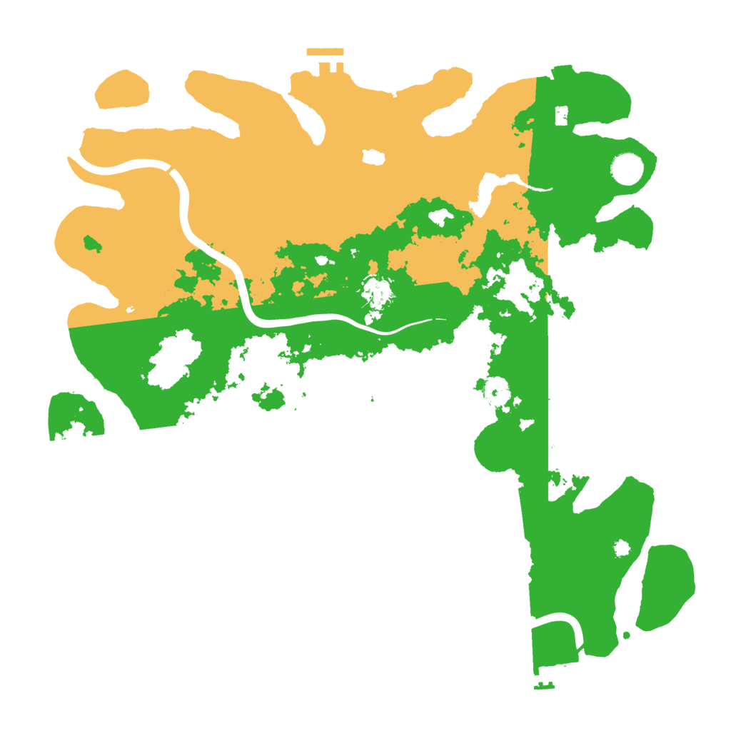 Biome Rust Map: Procedural Map, Size: 4000, Seed: 998169