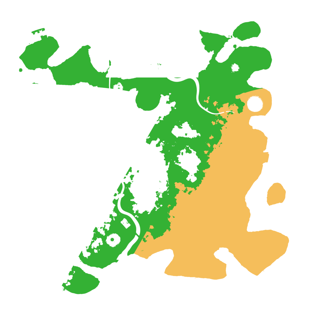 Biome Rust Map: Procedural Map, Size: 3500, Seed: 178084121