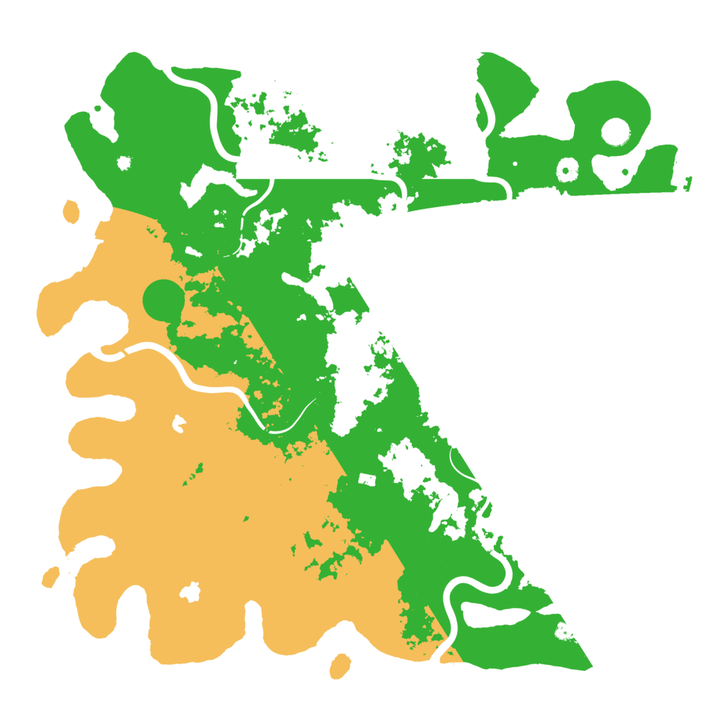Biome Rust Map: Procedural Map, Size: 4500, Seed: 15123