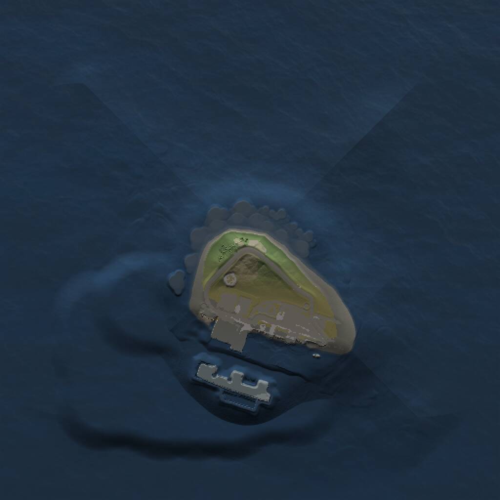 Rust Map: Procedural Map, Size: 1000, Seed: 839122408, 2 Monuments