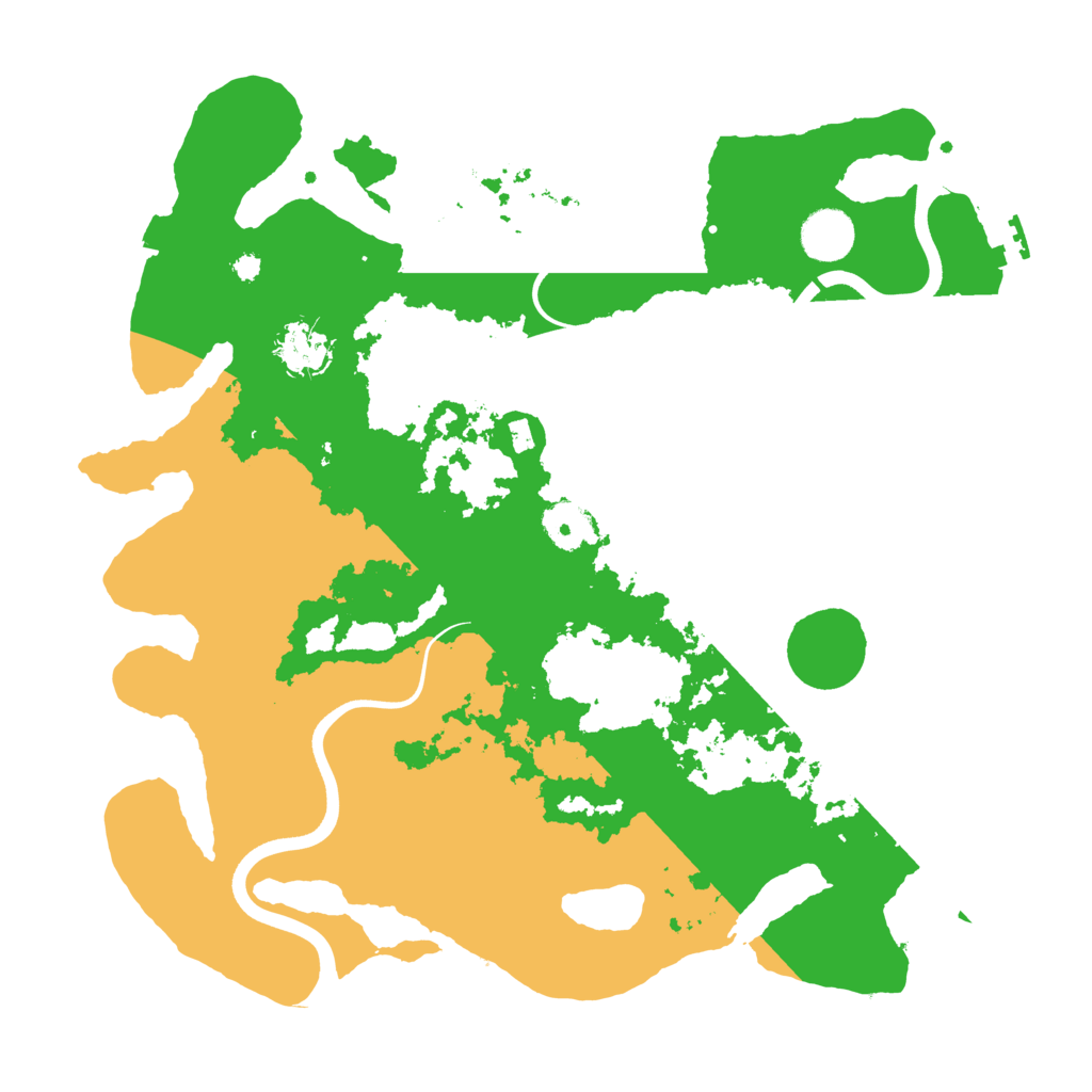 Biome Rust Map: Procedural Map, Size: 3700, Seed: 767273
