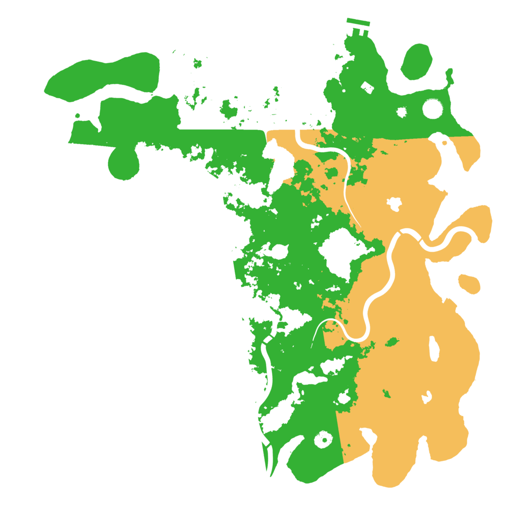 Biome Rust Map: Procedural Map, Size: 4500, Seed: 1493953170