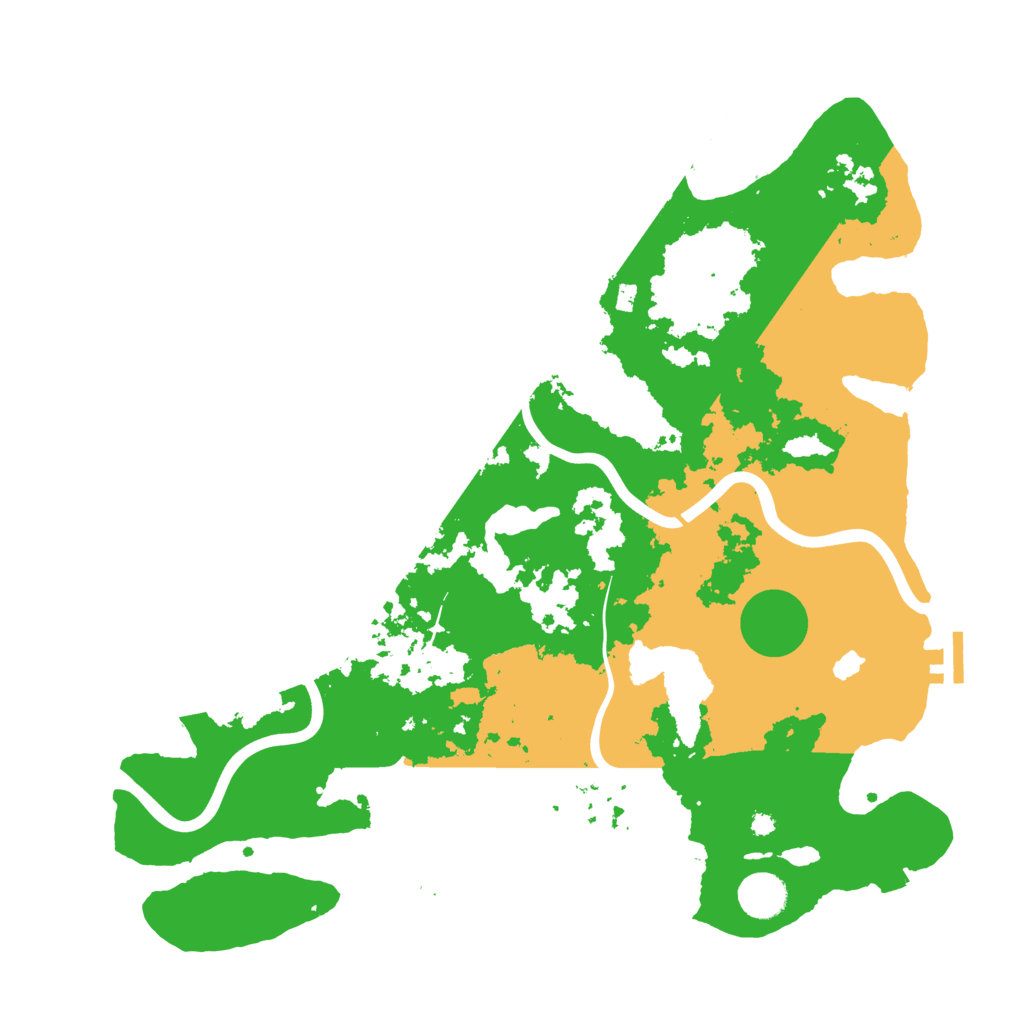 Biome Rust Map: Procedural Map, Size: 4000, Seed: 990366
