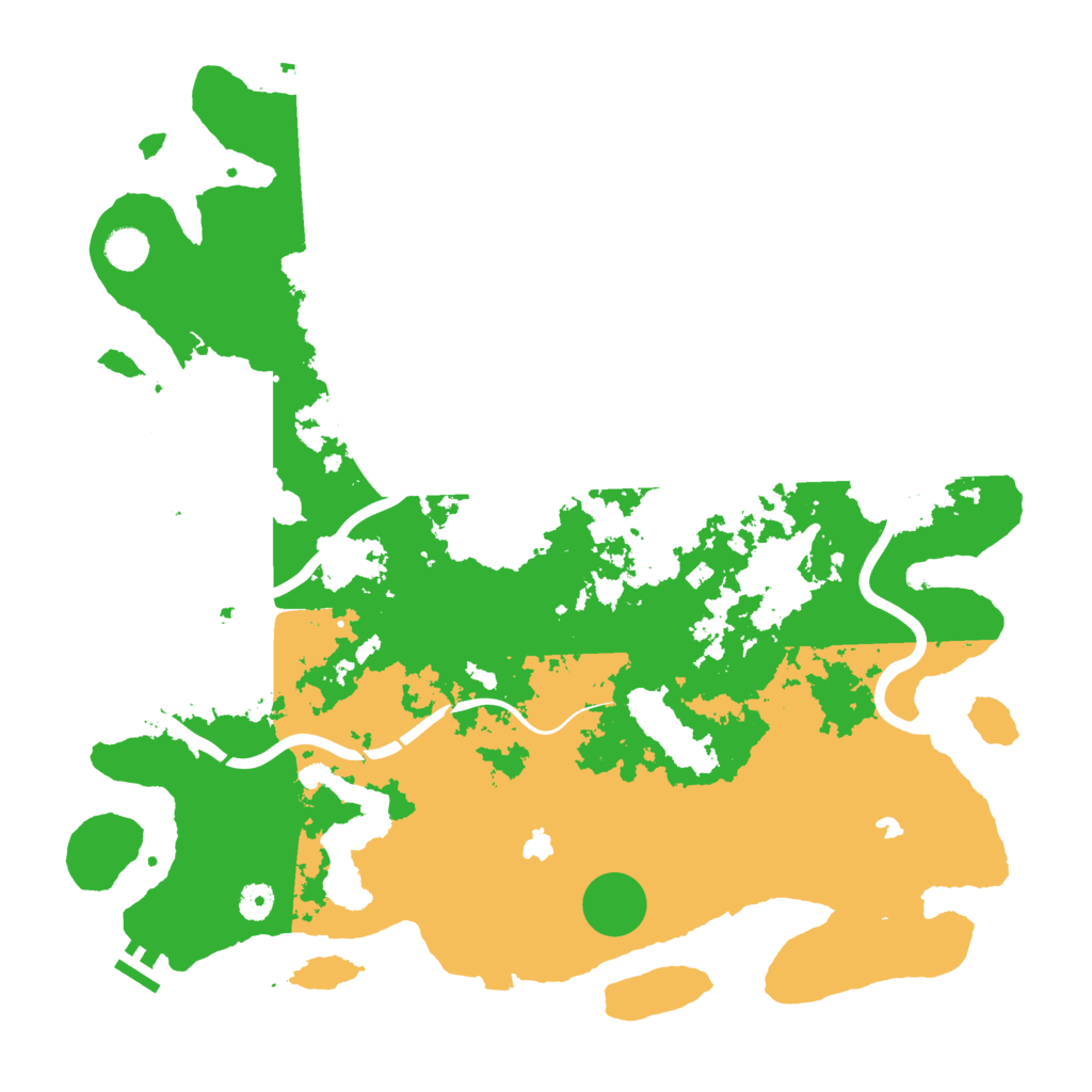 Biome Rust Map: Procedural Map, Size: 4500, Seed: 156169119